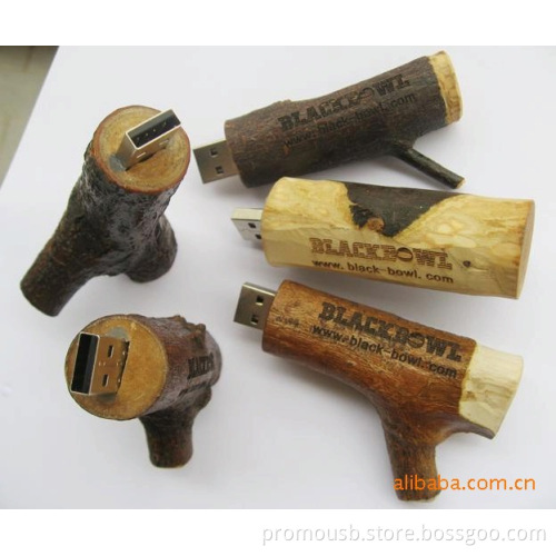 Twig USB Flash Disk tree branch  PenDrive gift